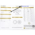 thumbnail image 2 of TwoBirch Platinum Plated Sterling Silver Swirl S Prong Set Round Cut Moissanite Eternity Ring (GRA CERTIFIED) (2.5MM) (Size 7), 2 of 4