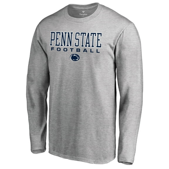 Men's Heather Gray Penn State Nittany Lions Team Unity Football Long Sleeve T-Shirt