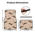 thumbnail image 5 of Pofeuu Leopard Print Print Car Foot Mat Set of 4 Pieces - All-Weather Full Set Floor Mats for Cars Trucks SUVs, 5 of 7