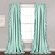 thumbnail image 1 of Lush Decor Reyna Window Curtain Panel Pair, 54 x 84, Light Blue, 1 of 16
