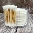 thumbnail image 6 of Plastic Makeup Organiser Box For QTips And Cotton Rounds Bathroom Storage Rack, 6 of 9