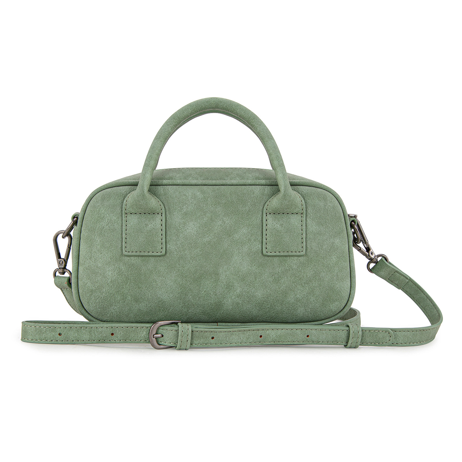 Wrangler Barrel Bag Retro Top Handle Bags with Crossbody Strap Boston Satchel Purse and Handbag Women, Green