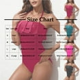 thumbnail image 2 of Efsteb Womens Swimsuits Slimming Ruffle Ruched Front Bathing Suit Solid Color Swimsuits Swimwear (Wine,XL), 2 of 4