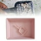 thumbnail image 5 of Arenero para gatos, bandeja sanitaria para mascotas, inodoro, contenedor fácil de limpiar, orinal antivómitos Rosado, 5 of 7