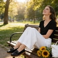 thumbnail image 3 of CHICVOMEY Dressy Shoes for Women Loafers Penny Loafers for Women with Arch Support Slip On Flats for Walking & Work, 3 of 8