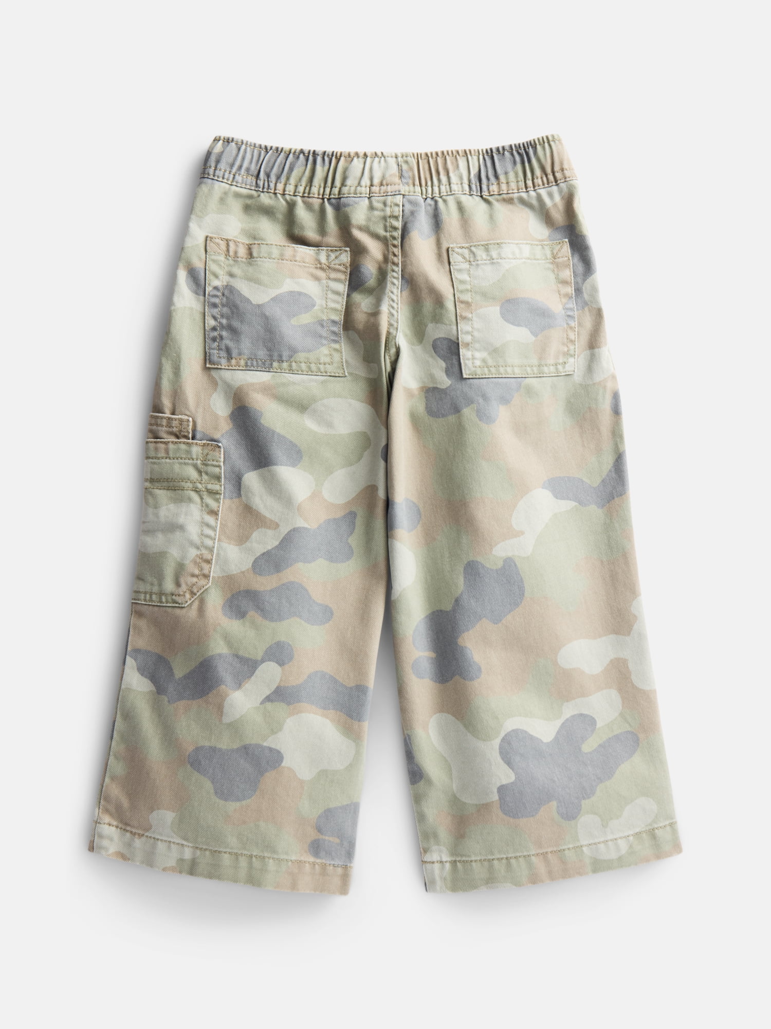 Weekend Academy Cotton Cargo Pants with Wide Leg, Sizes 4-18 & Husky