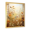 thumbnail image 2 of Designart "Summer Meadow View in Green and Yellow II" Landscapes Framed Wall Art - Traditional Green Meadow Living Room Framed Canvas Art, 2 of 6