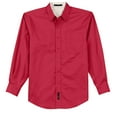 thumbnail image 5 of Port Authority Long Sleeve Easy Care Shirt-S (Red/Light Stone), 5 of 6