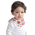 thumbnail image 2 of Hirioo Amanita Red Mushroom for Baby Cotton Petal Bib Drool Bibs for Baby Boy Unisex, 2 of 9