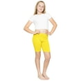 thumbnail image 2 of Stretch Is Comfort Girl's Cotton Biker Shorts | Child Size 2 -16, 2 of 7