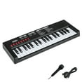 thumbnail image 2 of Costway Kids Piano Keyboard with 8 Rhythms 8 Tones 22 Demos for 3+ Years Old Boys & Girls Black, 2 of 10