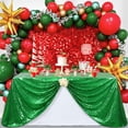 thumbnail image 3 of Mantel B-COOL Glam con lentejuelas navideñas, 90 x 156 pulgadas, 3 of 8