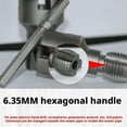 thumbnail image 2 of HeeHom 2025 Dual-Size Pipe Threading Tool for PVC/PPR Pipes – 1/2" & 3/4" Internal & External Thread Cutter, Electric Drill Compatible Kit for Plumbing Repairs & DIY Projects, 2 of 10
