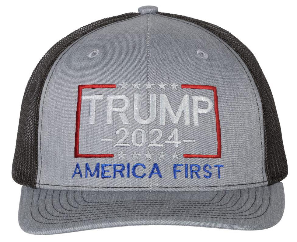 AMERICA FIRST EMBROIDERED BEANIE BLACK 