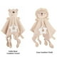 thumbnail image 2 of Manta de seguridad con mordedor, sonajero, toalla relajante para bebé, peluches suaves para recién nacidos, regalos sensoriales para bebés niñas, sonajero de cuna para recién nacidos, 2 of 5