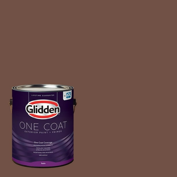 Glidden One Coat Exterior Paint + Primer, Bigfoot/Orange Glidden One Coat Exterior Paint + Primer, Bigfoot/Orange