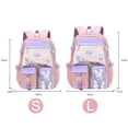 thumbnail image 1 of Bolsa Cute Cartoon Bunny Backpack Girl Kindergarten Princess Schoolbag (L Pink) Likrtyny Para Estrenar, 1 of 8