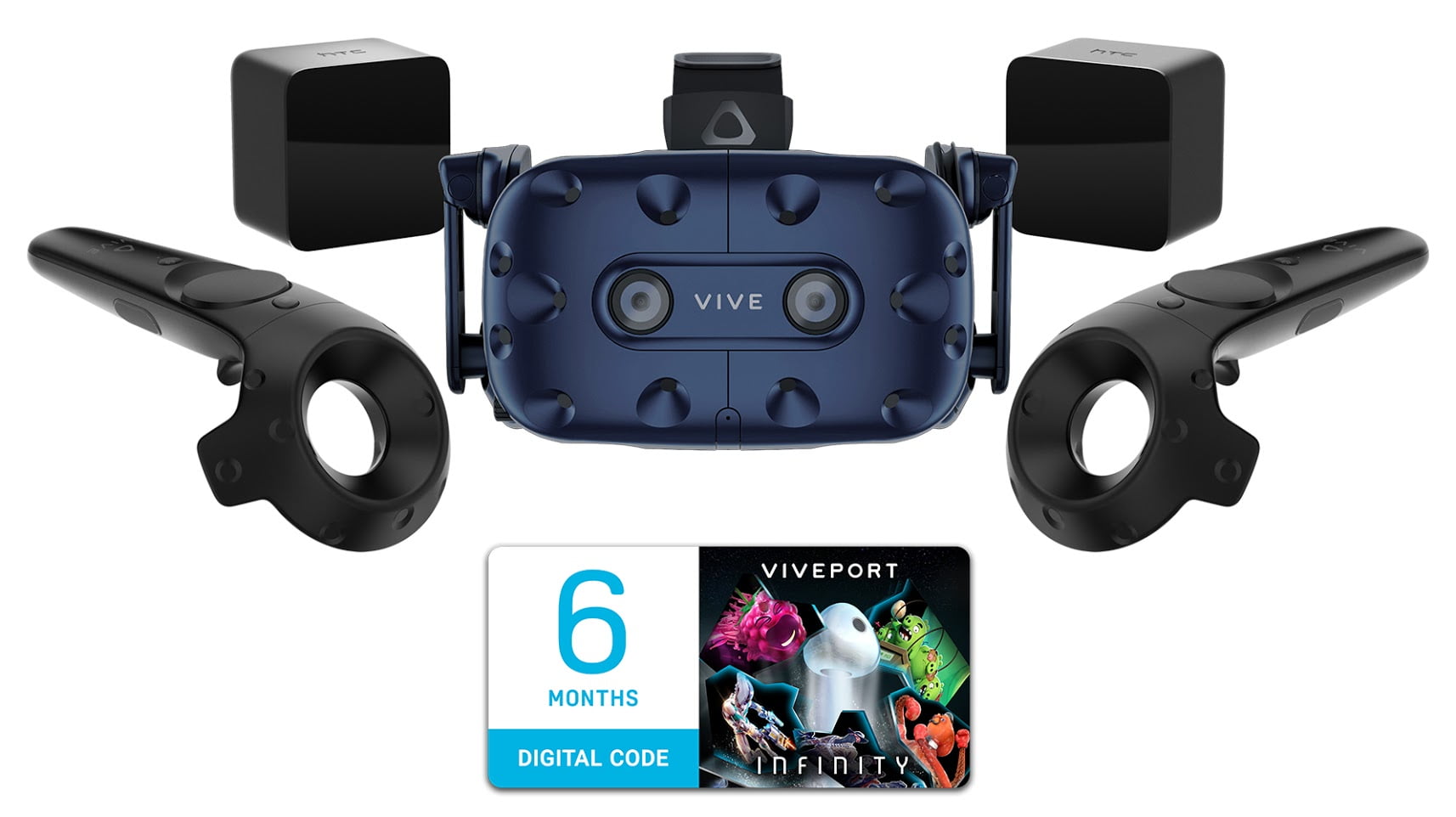 HTC VIVE Pro Starter Kit VR Headset & System + 6 Months VIVEPORT