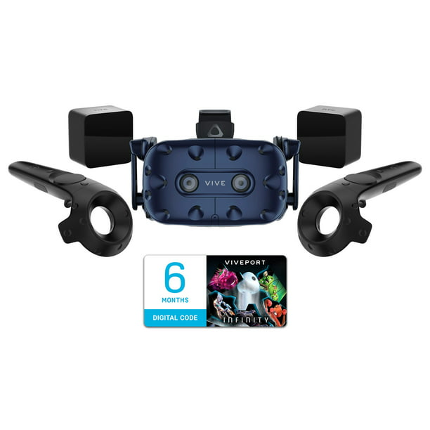 HTC VIVE Pro Starter Kit VR Headset & System + 6 Months VIVEPORT Infinity  Subscription