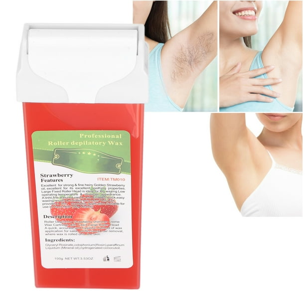 Recambio De Cartucho De Cera, Kit De Depilación Con Rodillo De Cartucho De Recambio De Cera Para Mujeres, Piel Sensible, Rodillo De Cera Depilatoria Para El área Del Cuerpo,