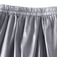 thumbnail image 3 of Riforla Women's Bright Silk Pearlescent Design Sense Umbrella Skirt Skirts for Women Trendy Grey One Size, 3 of 5