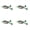 B-4Pcs, variant on 3.6*2.7" Topwater Lure â Realistic Prop Soft Swimbait with Weedless Hooks, Floating Bass Trout Fishing Lures for Freshwater & Saltwater, for Pike Snakehead