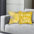 thumbnail image 6 of Yellow Pillow Covers 16x16 Inch Set of 4 Decorative Throw Pillow Covers for Couch Sofa Outdoor Throw Pillow Cover Farmhouse Cushion Linen Pillow Case Living Room Home Modern Decor, 6 of 6