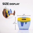 thumbnail image 2 of BAZIC 3-Hole Pencil Sharpener, Standard Jumbo & Super Jumbo Triple Hole Handheld Manual, Assorted 144-Pack, 2 of 7