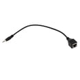 thumbnail image 2 of JZROCKER 12in 3.5mm 1/8" Stereo Male Plug to RJ45 Female Socket Ethernet Adapter Cable, 2 of 7