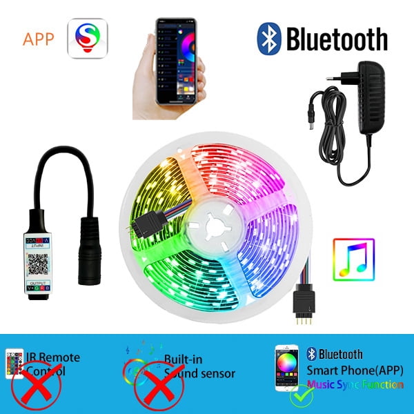 WiFi LED Strip Lamp Bluetooth Infrared 10M 20M 12V RGB Tape Works with Alexa Music Neon Ribbon Flexible Christmas Decor Lights