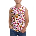 thumbnail image 3 of Uemuo Squirrel In The Forest Pattern Men's Sleeveless T-Shirt,Muscle Athletic Tank Top, Moisture-wicking Quick-dry Breathable Classic Tee Top for Gym Run Outdoor Sports-XX-Large, 3 of 8