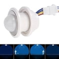 thumbnail image 3 of Mini interruptor de lámpara de luz con detección de movimiento humano, Sensor infrarrojo de 220V para gabinete de pasillo, 3 of 8