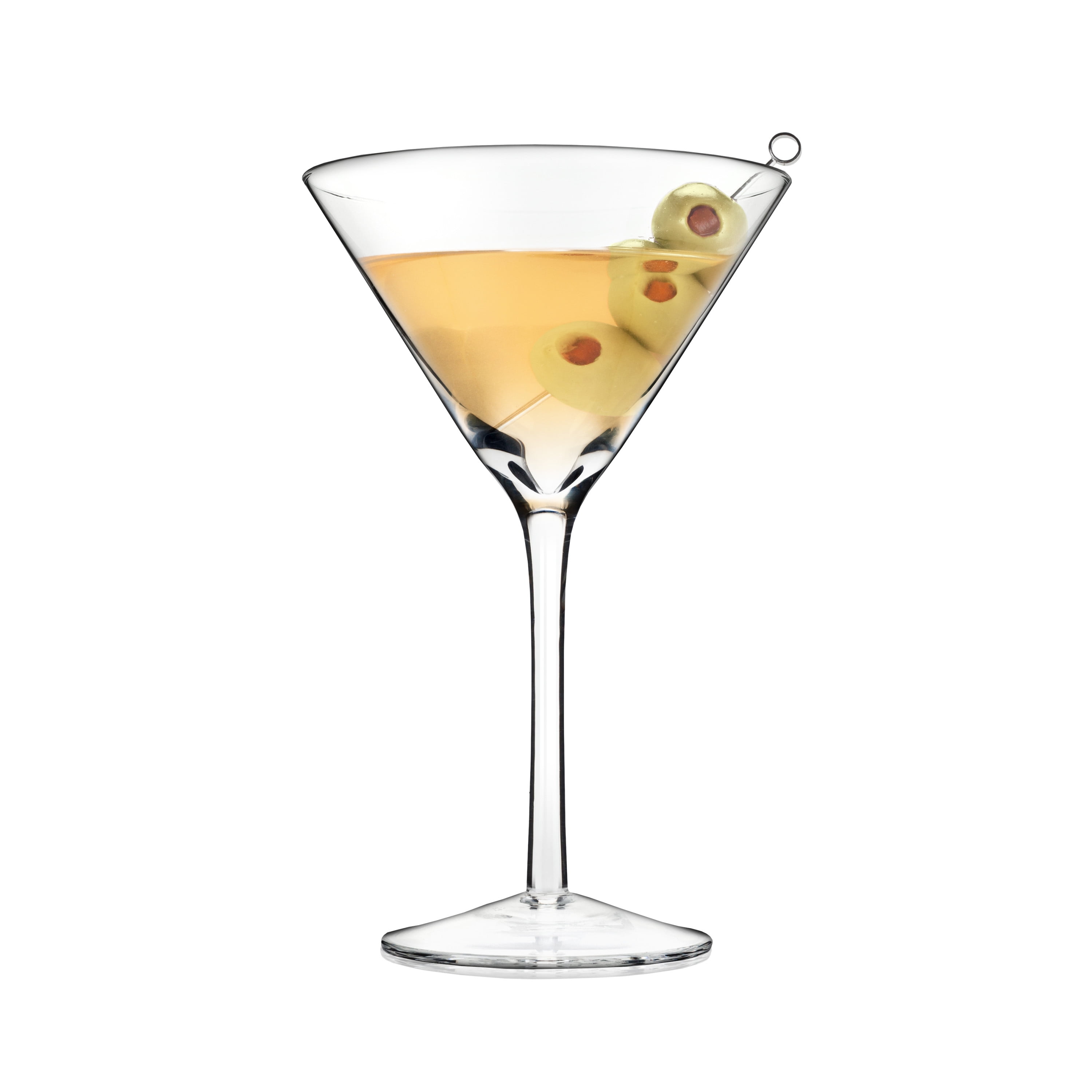 True Manhattan Martini Glass, Set of 4 Cocktail Coupes, Clear Glass