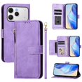 thumbnail image 1 of FOXDOCK Funda Tipo Cartera para Honor Magic8 Pro Air Cuero PU con Cremallera y Correa de Muñeca, Ranuras para Tarjetas, Soporte Plegable, Cierre Magnético, 1 of 5