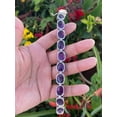 thumbnail image 5 of Amethyst Bracelet- Silver Amethyst Bracelet- Amethyst Jewelry- Big Bracelet- Amethyst Oval 16x12mm Bracelet- Gift For Her- Purple Gemstone Bracelet, 5 of 5
