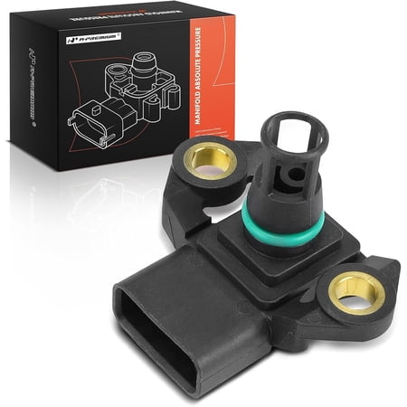 A-Premium Manifold Pressure (MAP) Sensor [4 Pins] Compatible with Toyota Prius, Highlander, Tundra, Sequoia & Lexus GX460, CT200h, GS200t, GS300, GS350, GS450h, LC500, LS500, RX350, RX350L, RX450h