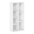 thumbnail image 1 of Pemberly Row Engineered Wood 7-Cube Reversible Open Shelf in White, 1 of 6