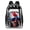 Style B, variant on Cute Red-Blue Hero Print Clear PVC Backpack, Heavy Duty Transparent See Through Daypack with Mesh Side Pockets, Stadium Approved Casual Travel Bag Ideal Birthday Gift