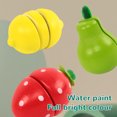thumbnail image 3 of Wood Blender Toy, High Simulation Wooden Juicer Toy Interaction Entertainment Basswood  For Home For Children, 3 of 8