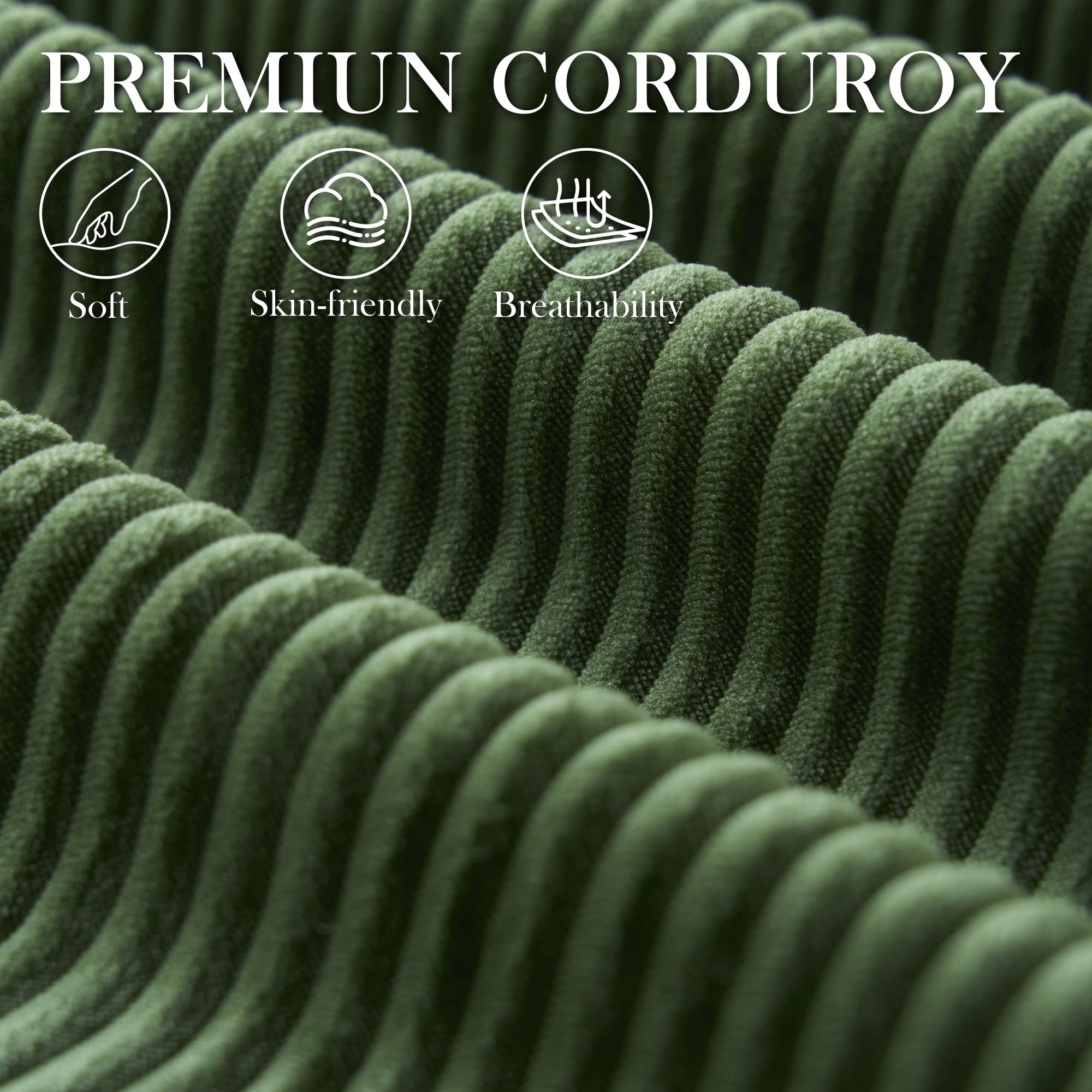 106.5” Sectional Sofa, YINIX 3 Seater L-Shaped Sofa with Chaise for Living Room, Green