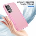 thumbnail image 5 of Rugged Case for Samsung Galaxy S24 Plus,Decase Dual Layer Protective Heavy Duty Cell Phone Cover Military-Grade Shockproof Protection TPU Bumper Tough for Galaxy S24 Plus 2024 Release,Pink, 5 of 8