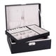 thumbnail image 1 of Organizador de joyas con doble capa de almacenamiento, color negro, 1 of 2