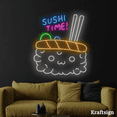 thumbnail image 3 of Craftnamesign Sushi Time Neon Sign, Sushi Restaurant Decor, Sushi LED Sign, 3 of 4