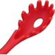 thumbnail image 2 of Pasta Fork Silicone Pasta Spoon Heat Resistant Spaghetti Strainer Spoon Pasta Server Spoon for Kitchen Cooking(Red), 2 of 5