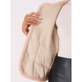 thumbnail image 5 of INSPIRE CHIC Faux Fur Coats for Women's Single Breasted Plush Warm Winter Coat, 5 of 5