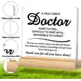 thumbnail image 2 of Best Doctor Gift, Doctor Gifts For Men Women, Appreciation Gifts For Doctor, A Truly Great Doctor Is Hard To Find Acrylic Desk Sign Decor, 2 of 6