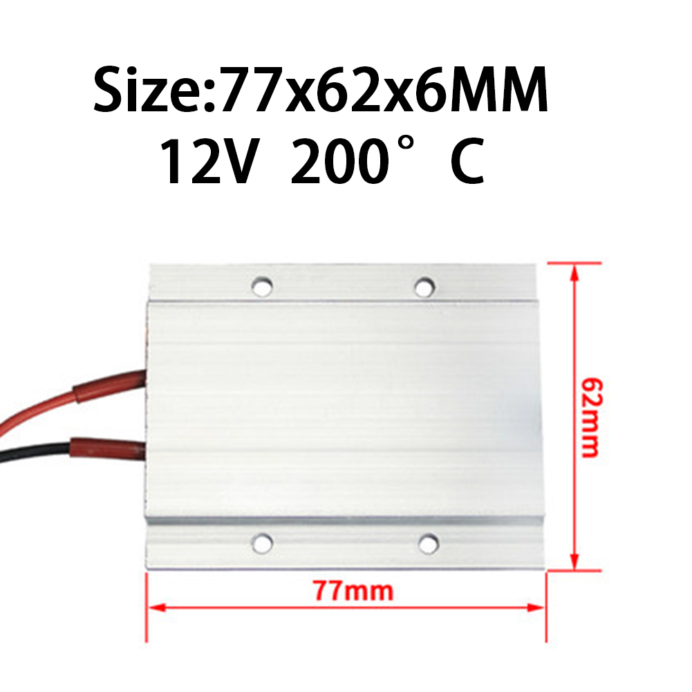 Constant Temperature PTC Heating Element Thermostat Heater Plate 12V 200℃ -  Walmart.com