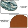 thumbnail image 5 of Seagull Microfiber Leather Round Coasters (6PCS), 11x11 cm/4.3x4.3 in, Slip Drink Coasters Set for Home and Kitchen, Durable and Easy to Clean Square Drink Coasters., 5 of 6