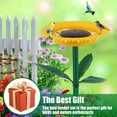 thumbnail image 6 of BiFandian Outdoor Sunflower Bird Feeder, Sunflower Shaped Bird Bath with Stake, Sunflower Garden Stake Decorations, Bird Feeder Pole for Outdoor Garden Feeding, 6 of 7