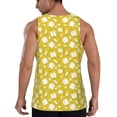 thumbnail image 3 of Bixox Tulips Flowers Pattern Men's Gym Tank Tops Workout Sleeveless T-Shirts Athletic Muscle Tank Training Bodybuilding Shirts,S-4XL, 3 of 7